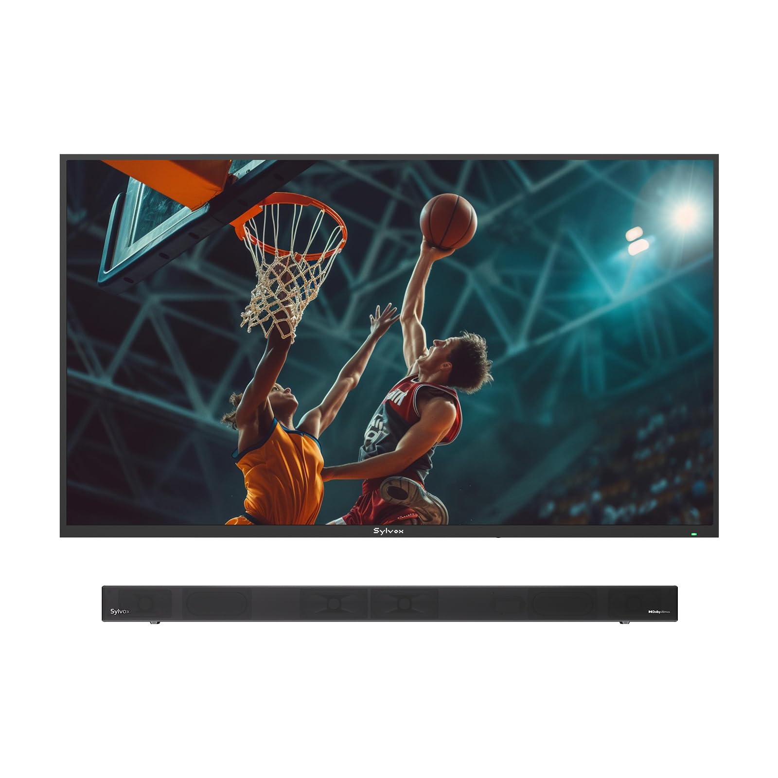 SYLVOX 75 Outdoor TV 2 1 Channel Dolby Soundbar Premium Entertainment Bundle Deck Pro 2 0 ELF S3