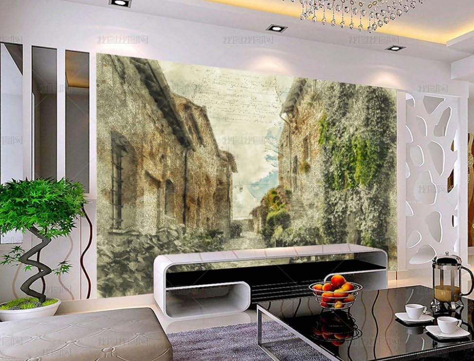 Papier peint intissé poster géant mural salon et chambre paysage urbain 450x315