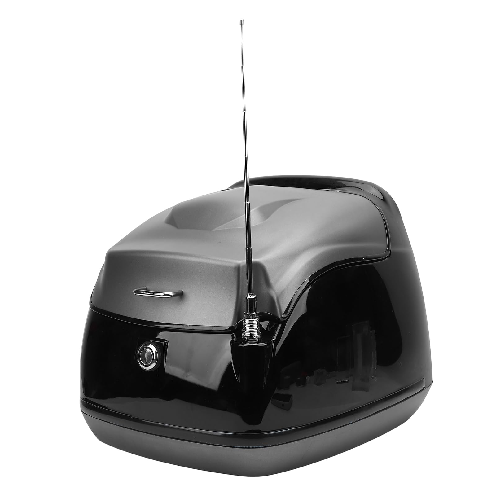 KIMISS Boîtier Supérieur de Moto Style Rétro Eau Haute Résistance Grande capacité Coffre Coffre Scooter électrique 38L (Gold)