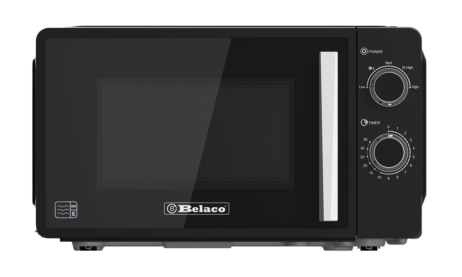 Belaco 800W Microwave Compact Size Microwave Oven with Manual Control