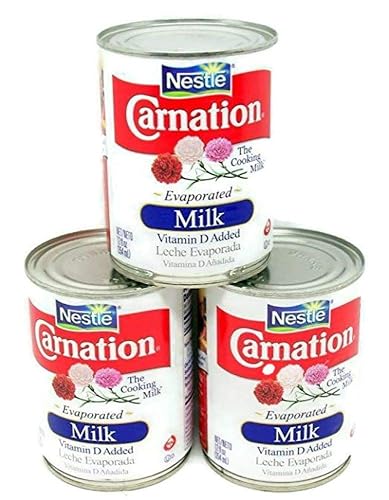 Nestle Carnation - Leche evaporada - The Cooking Milk 3 latas 12 onzas