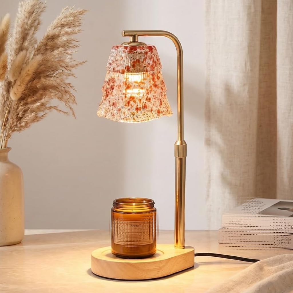 Lampa podgrzewająca do świec z timerem, 3 poziomy jasności, bezdymna
