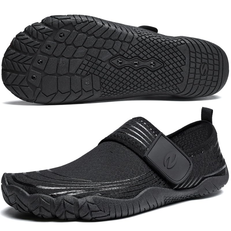Image of LIZRHA Water Shoes for Men and Women Quick Dry Aqua Swim Barefoot Shoes for Outdoor Fishing Beach Pool Boat Surfing Walking Water Park and Yoqa Activities
