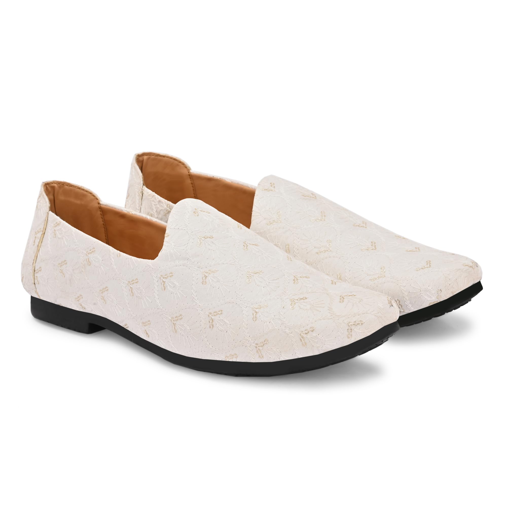 vellinto Zariya Royal Look Mojaris Juttis Slip On for Men-picture-45