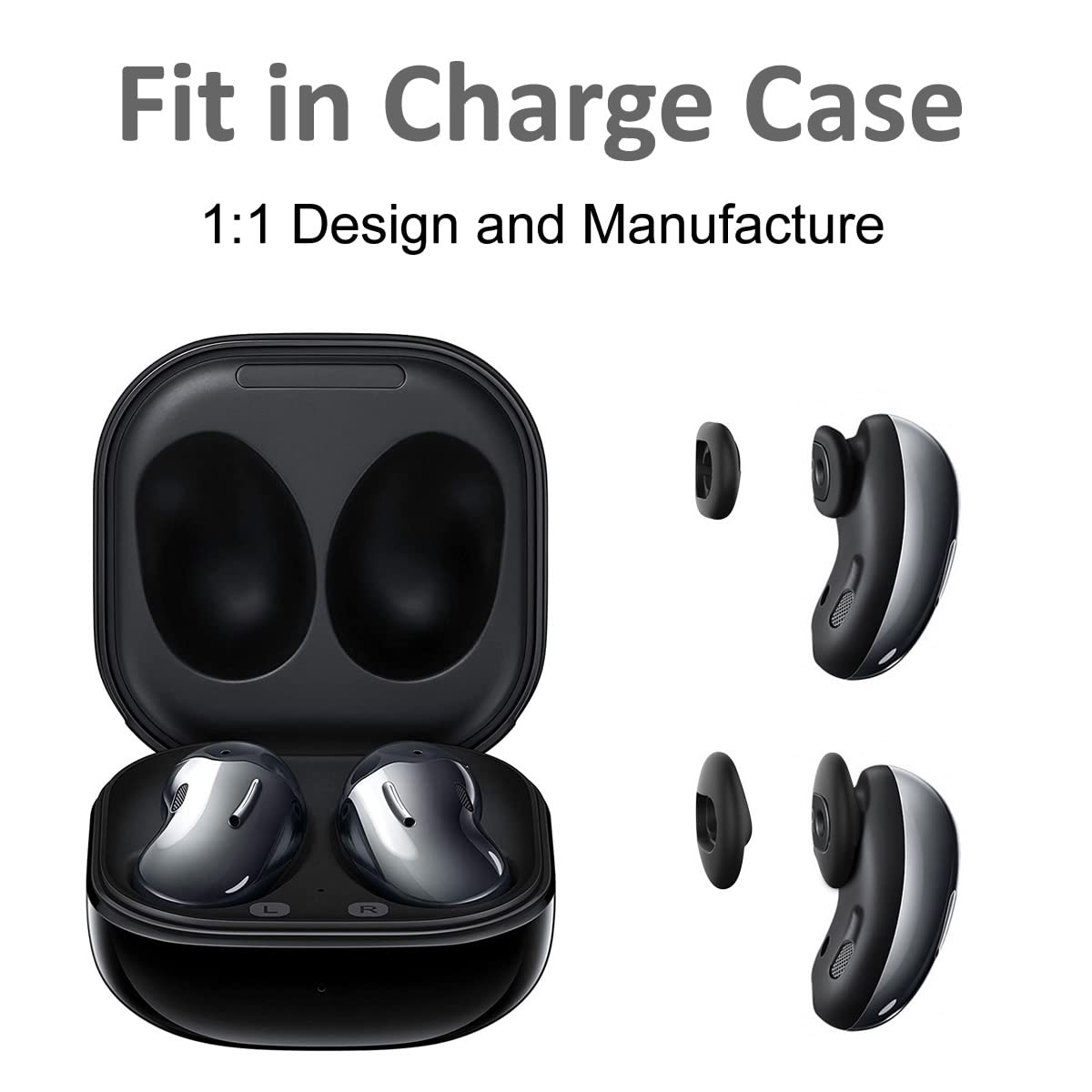 Amazon.com: A-Focus 10 Pairs S/L Galaxy Buds Live Ear Tips