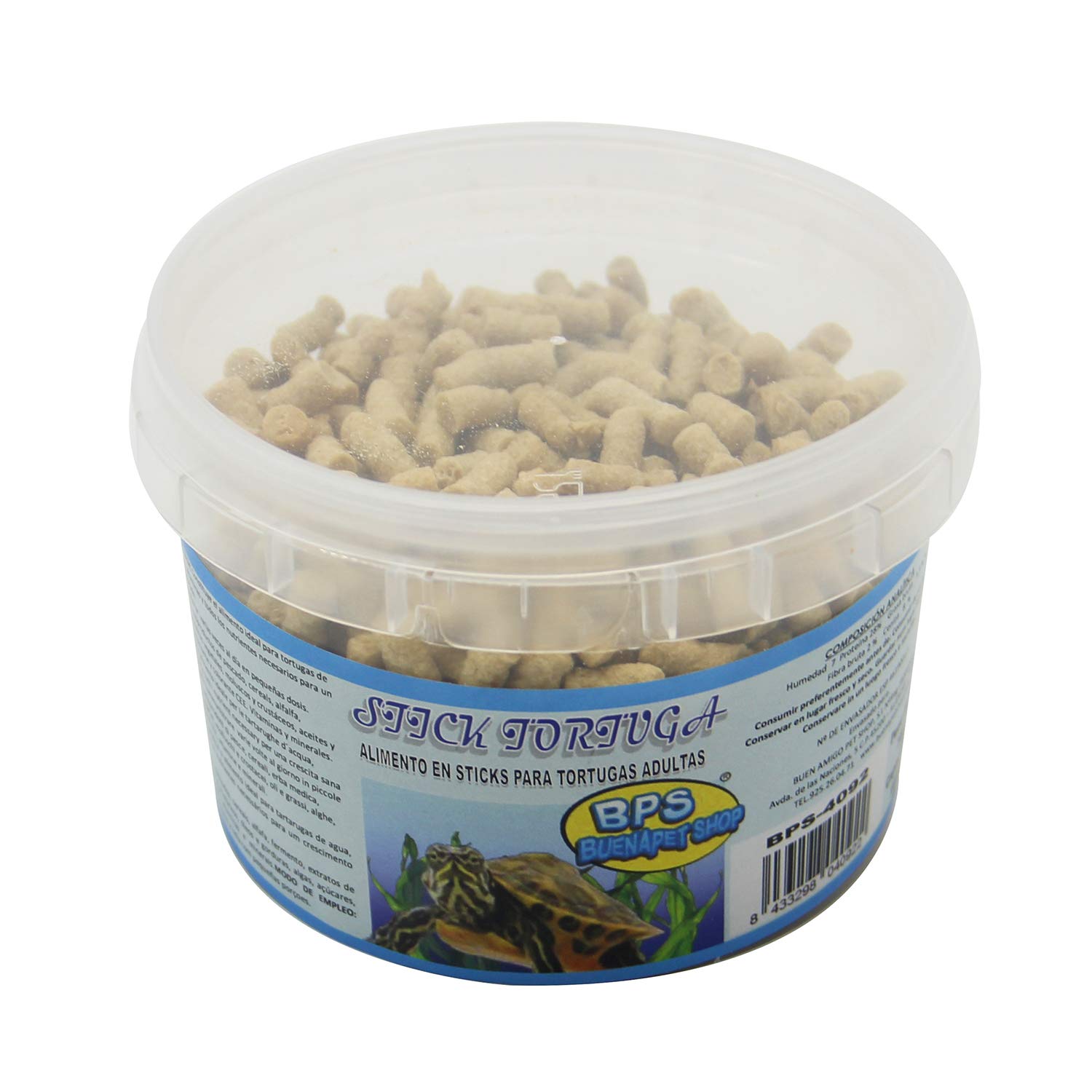 BPS Alimento Comida Gammarus para Tortugas Turtle Terrapin Food 5 Diferentes Modelos para Elegir (Gammarus Alimento 120 g) BPS-04060 — view 5