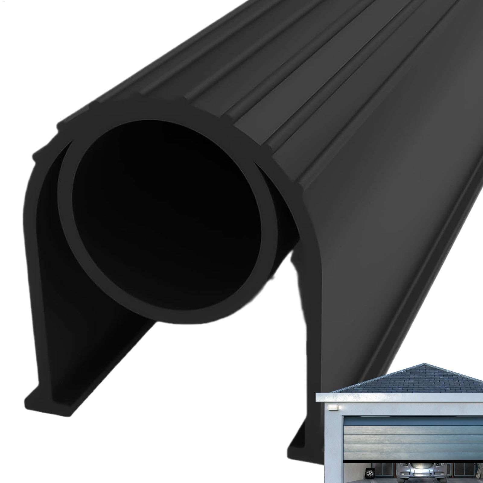 Burlete Inferior Para Puerta De Garaje Cinta Selladora Protectora Climática | Umbral para Puerta Garaje Protector Climático Flexible Cobertizo Enrollable Almacén Industrial