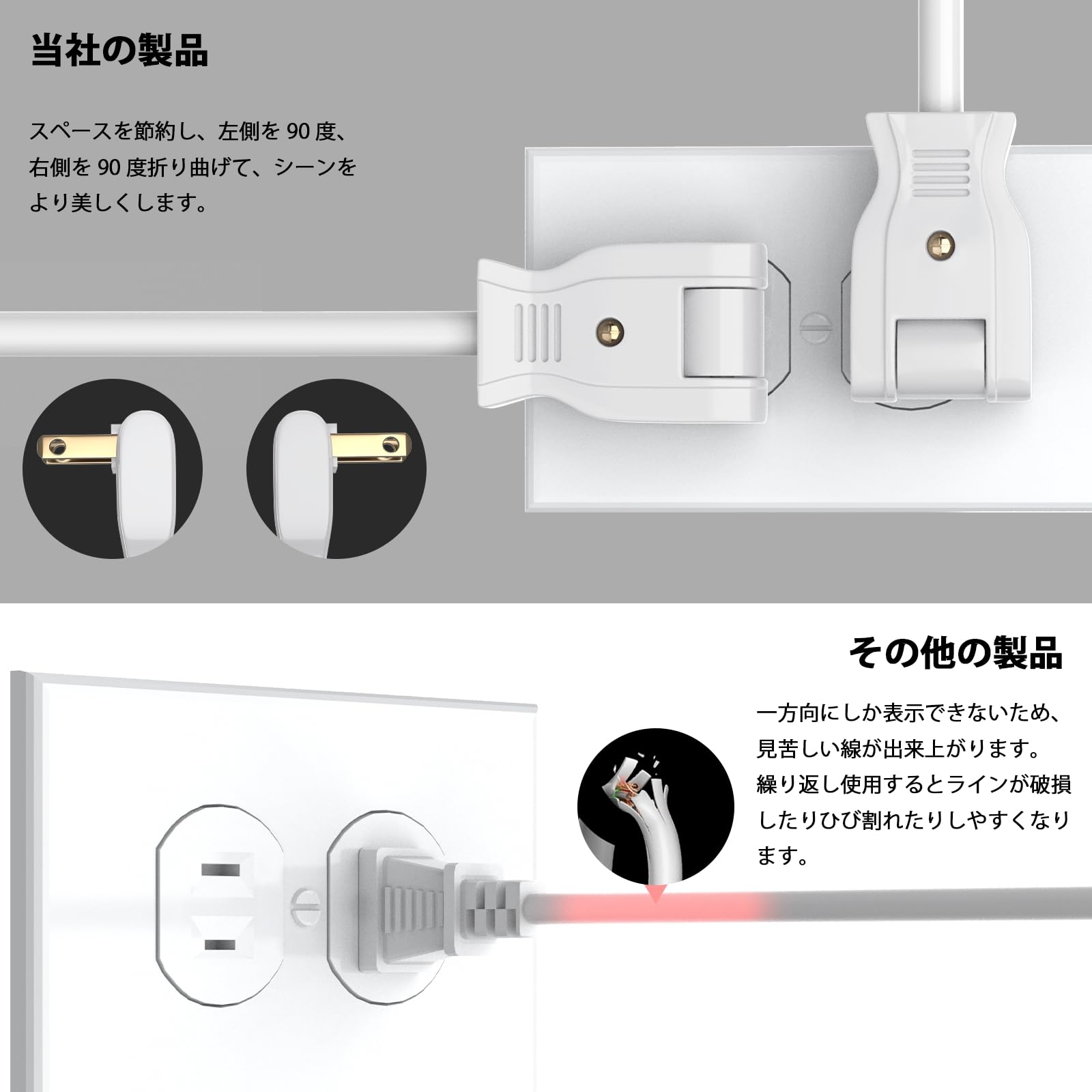 ARCHETYPEHYBRID 15Pプラグ有り Amazon.co.jp: Aiwode 配線プラグ，補修用，プラグ部180°回転，電線の