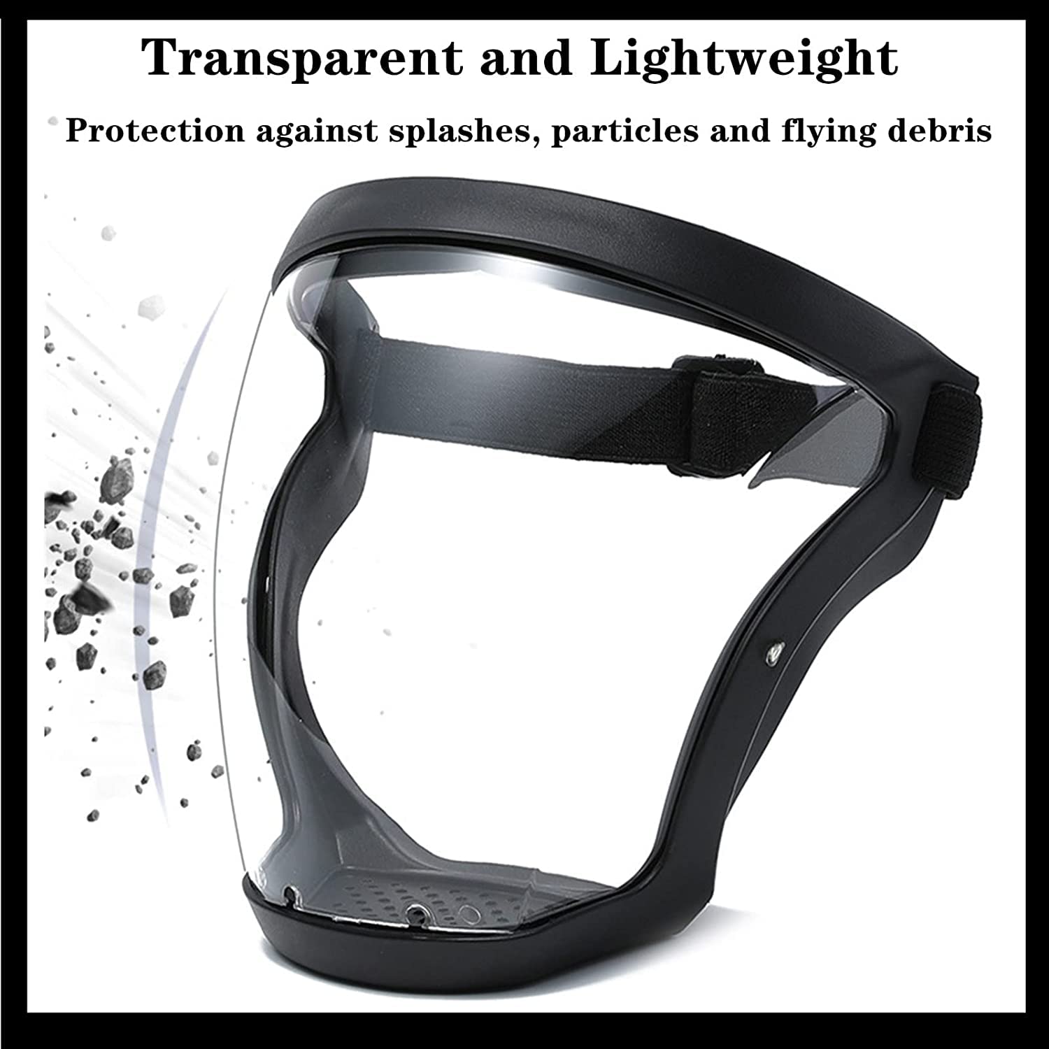 Visiera Protettiva Salipt - 12 Schermi Antiappannamento + 6 Occhiali, Per Adulti E Studenti