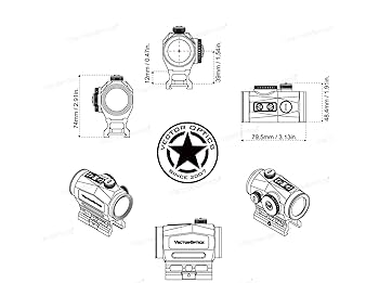 ベクターオプティクス　ドット　Scrapper 1×22 レンズプロテクター付 ベクターオプティクス ドットサイト Scrapper 1x22 レッド