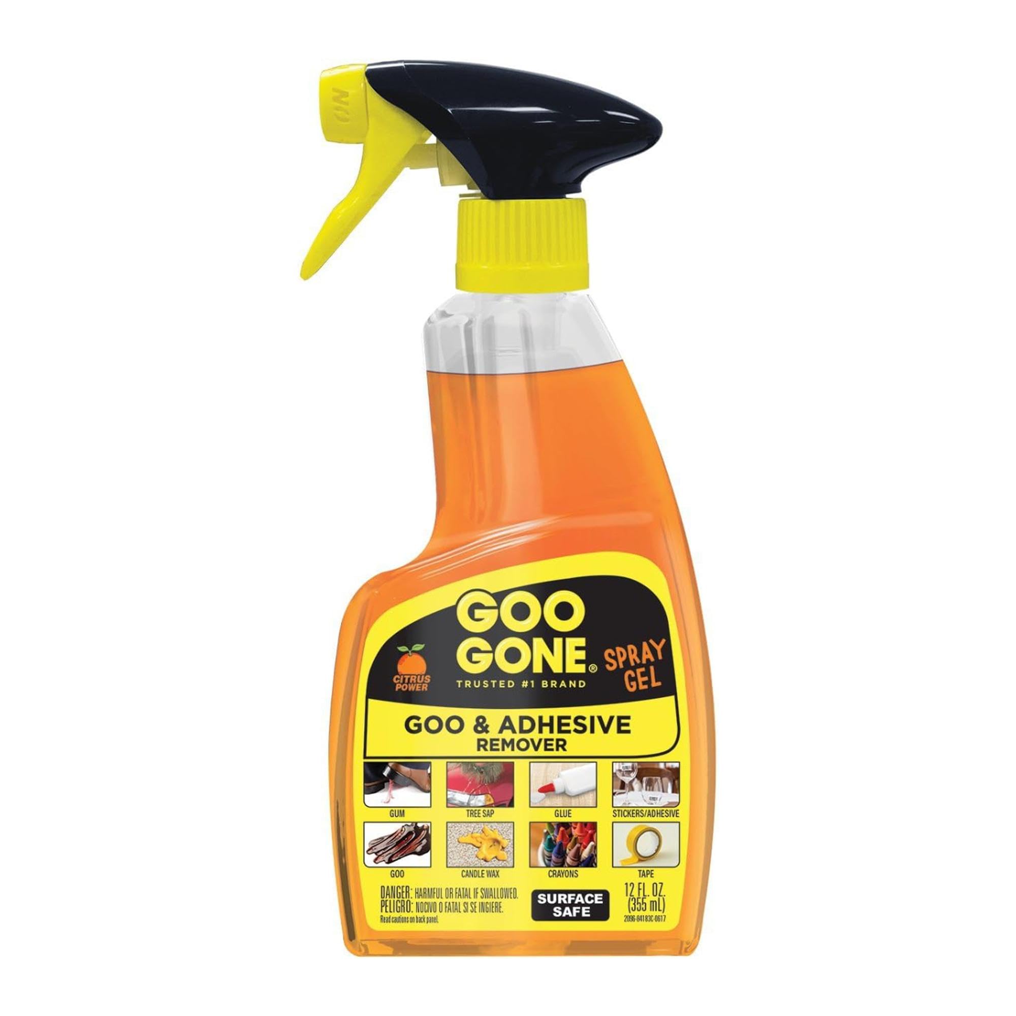 Goo Gone Adhesive Remover Spray Gel, 236ml
