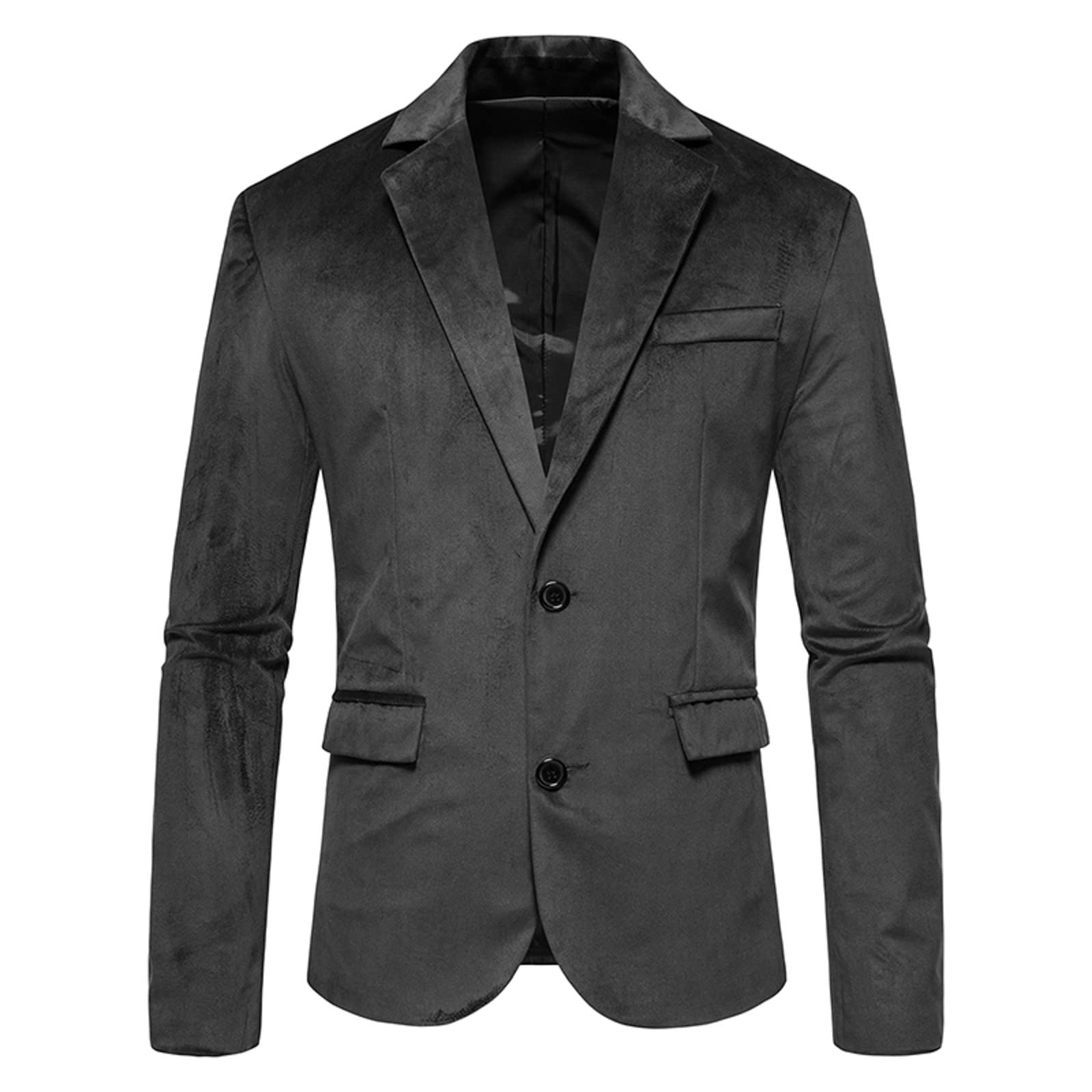 Genérico Chaqueta Americana Hombre Fiesta,Vestido De Novia De Traje De Abrigo De 2 Botones con Cuello En V Europeo Y Americano para Hombre