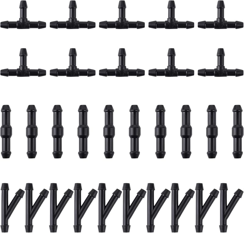 Kit de Conectores de Mangueira do Lavador de Para-brisa TIESOME I, T e Y – 30 unidades