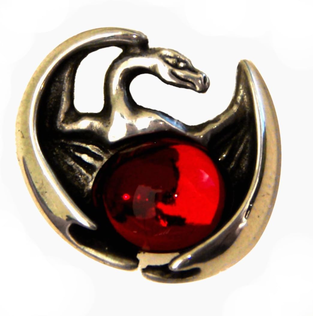 Bo Shannon DesignsProtector Dragon Pin with Red Crystal