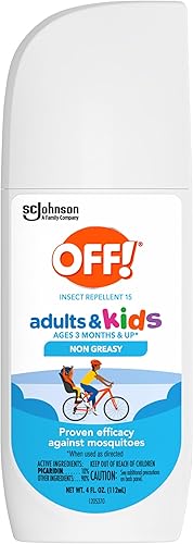 Miniatura 10 de Off! Spray repelente de insectos para adultos y niños, sin fragancia para protección diaria contra mosquitos y garrapatas, 4 onzas