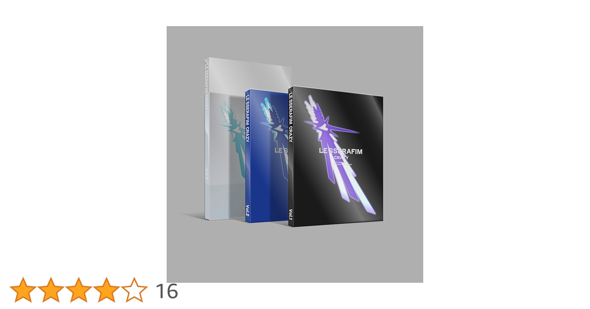 Amazon.co.jp: LE SSERAFIM-4th Mini Album [CRAZY]（韓国盤