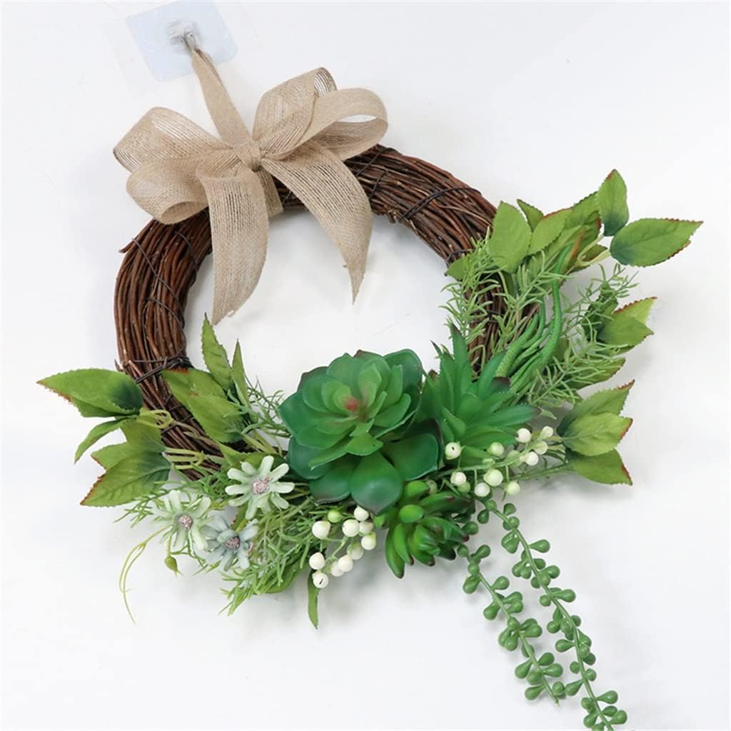 Faux Succulent Home Decor Garland Mori Wedding Door Decoration Wall Patio Arrangement Wreath