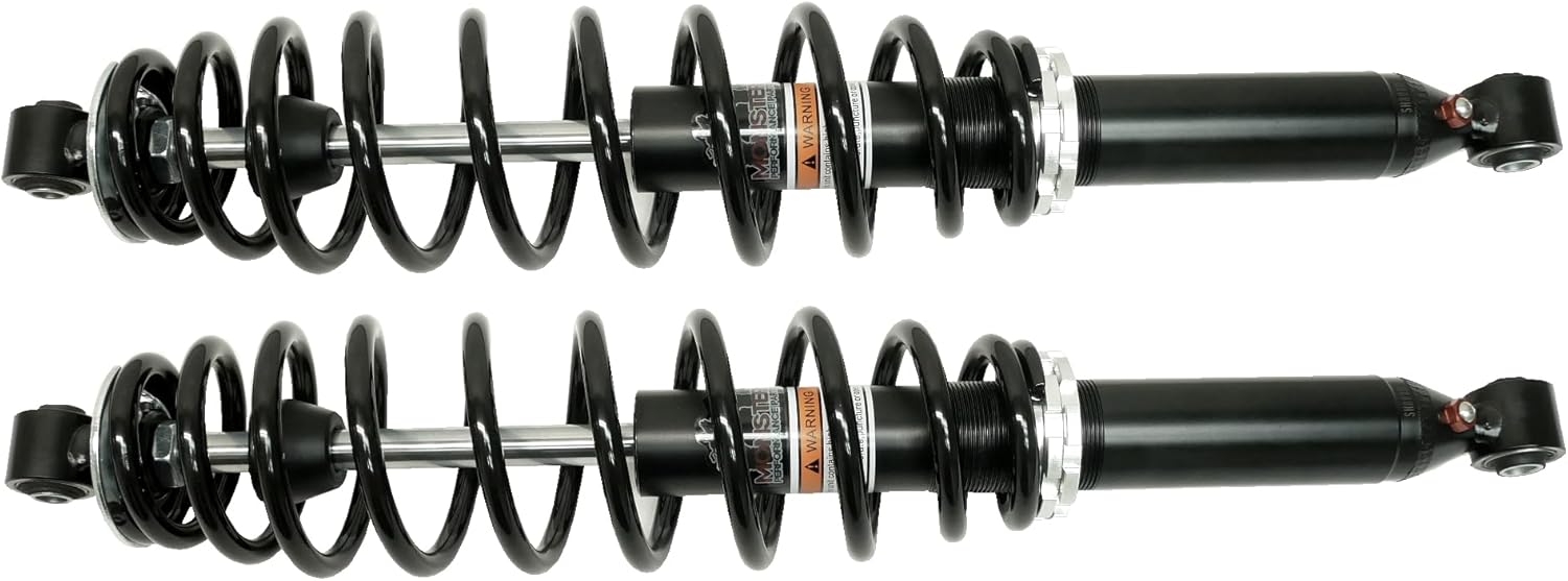 Monster Performance Rear Shocks for Can-Am 706000958 706001524 Left & Right Monotube Linear Rate Responsive Handling Quality Tested Gas-charged Anti-foam Anti-shear Adjustable