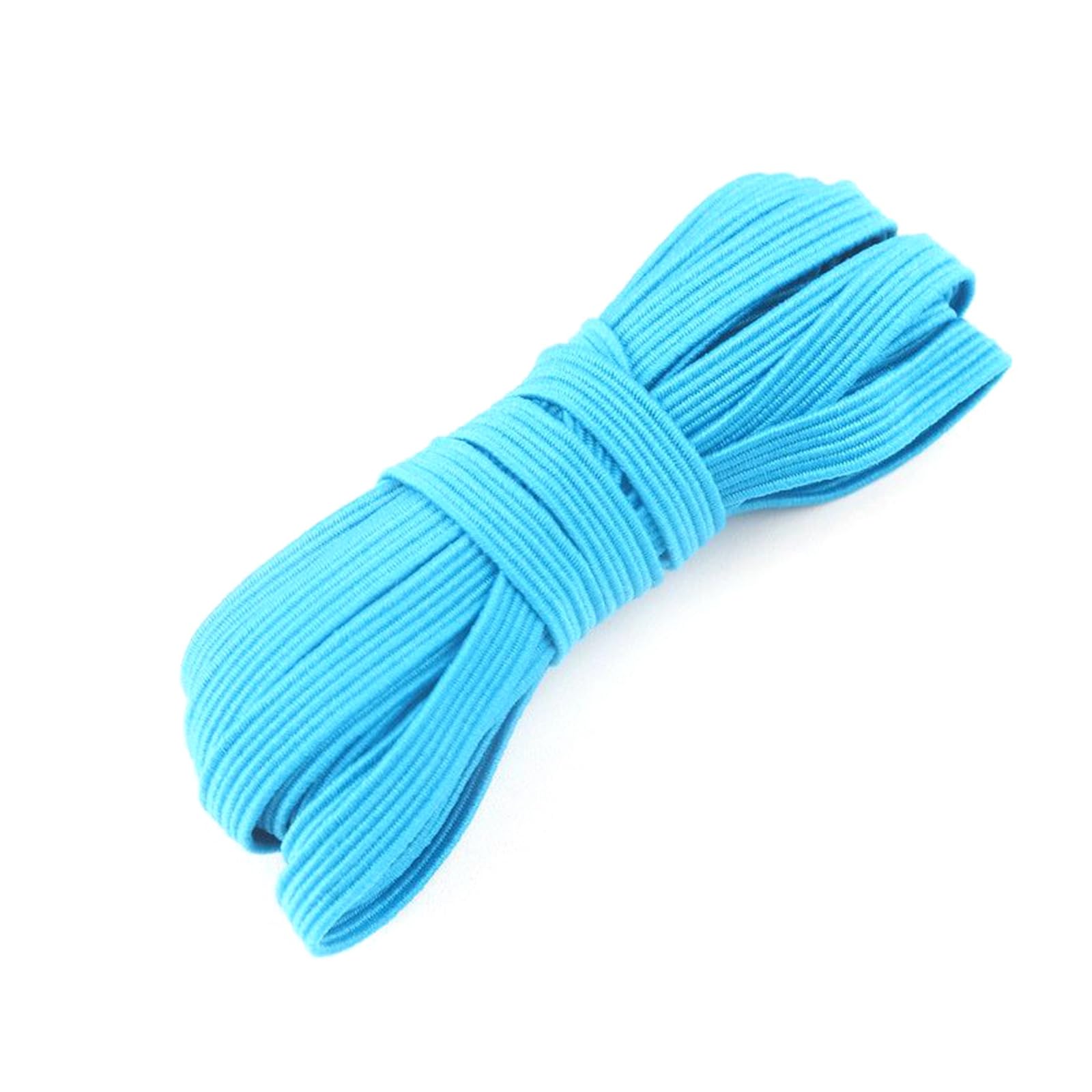 20 Metri di Fascia Elastica da 6mm, Colore per Cucire, Fascia Elastica in Poliestere, Accessori per Cucire, 6mm
