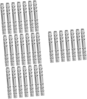 NUOBESTY Kit De Substituição De Espinhos De Encadernação 28 Peças Para Planejadores DIY Notebook De Metal 6 Anéis Álbum De Fotos Scrapbook Espiral Notebook A6 Pentes De Ligação