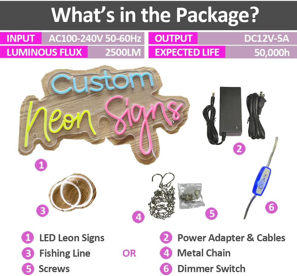 Custom Neon Signs for Wall Decor Bedroom Decor Personalized Large Pink Neon LED Light Signs Name Wedding Birthday Party Decor for Women