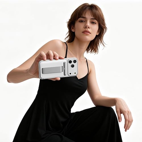 Vista 7 de iWALK - Cargador de energía inalámbrico magnético certificado Qi2 de 15 W, cargador portátil de 10000 mAh con soporte ajustable y pantalla LED