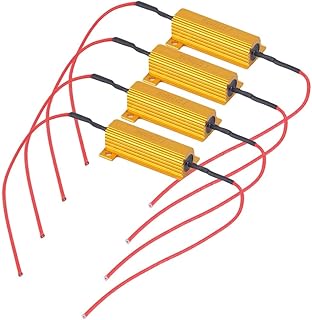 Zinniaya Auto Car Vehicle 4Pcs Professional 50W Resistencia de Carga 6ohm Fix LED Bulb Fast Hyper Flash Bombilla de señal de Giro