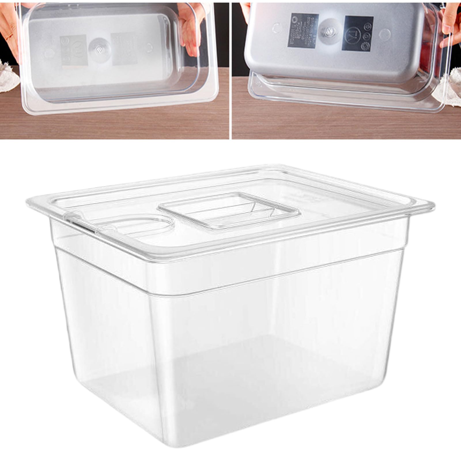 Contenitore da cucina a bassa temperatura con chiara visibilità, adatto per cuochi casalinghi entusiasti e ristoranti