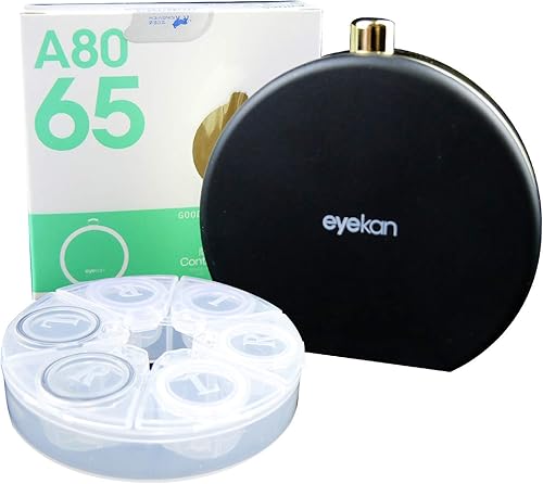 Estuche para lentes de contacto  Caja de almacenamiento portátil premium para contactos oculares  Funda de contacto definitiva para tres pares