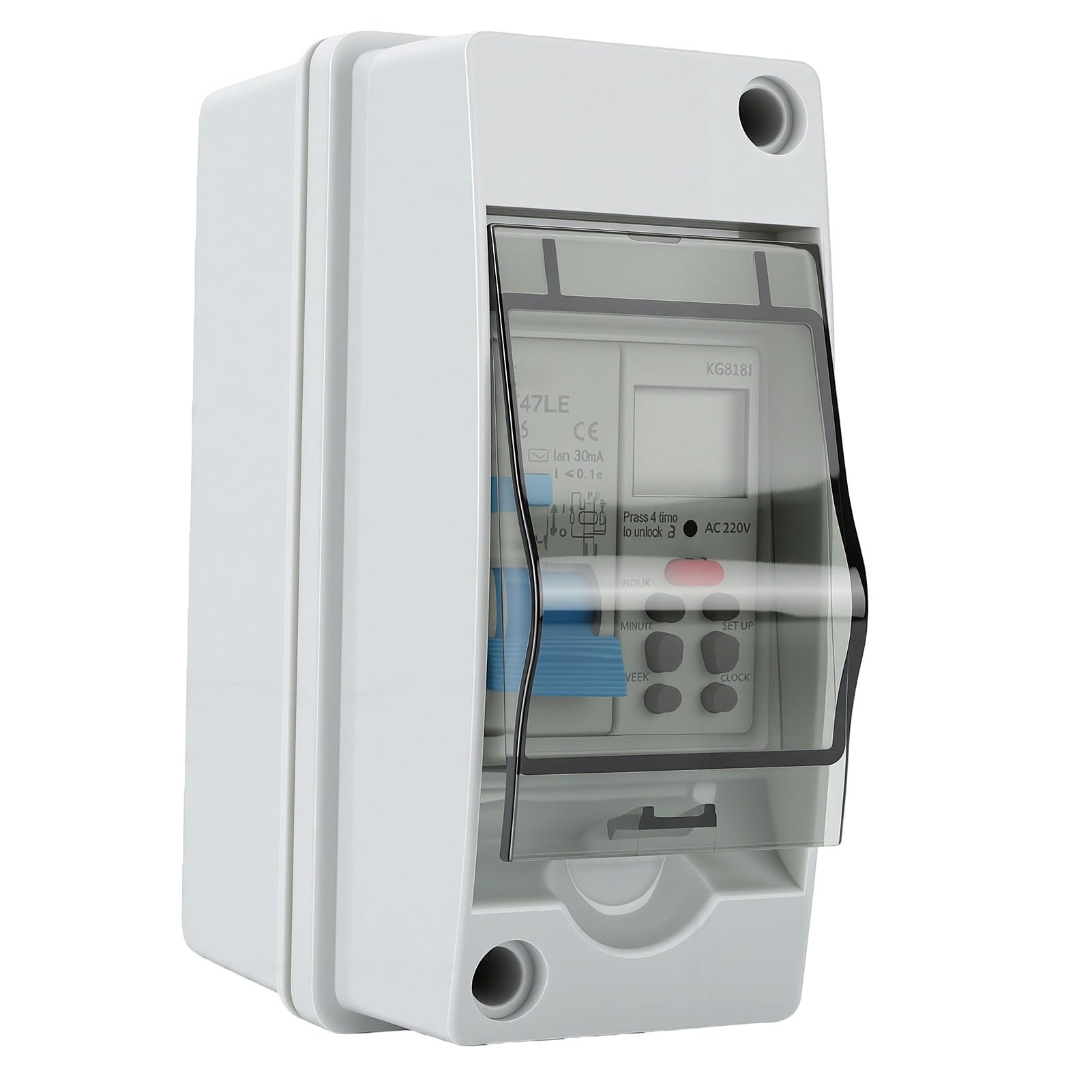 Topiky Outdoor DIN Rail Timer Switch mit Eingebauter Batterie