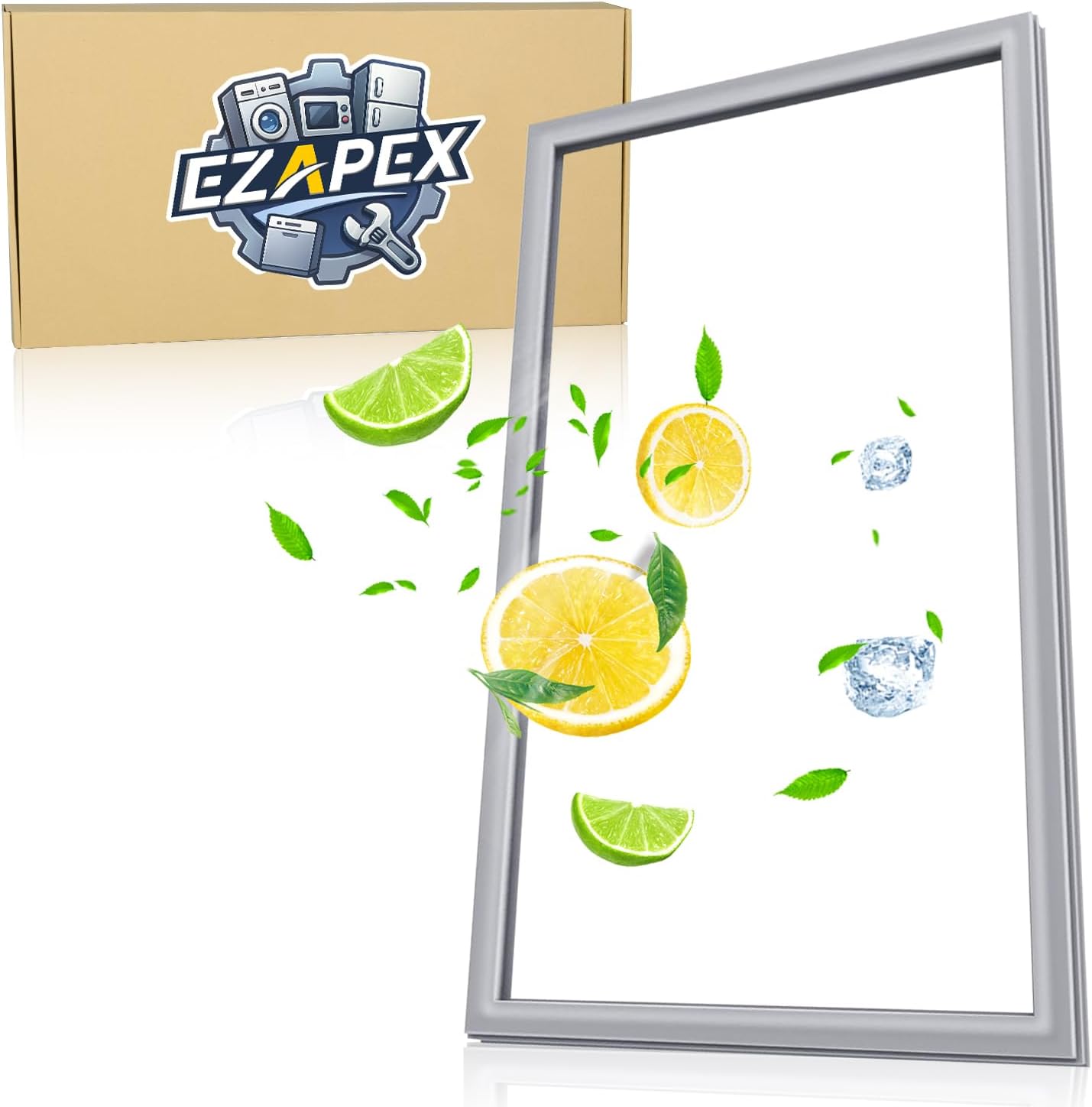 5304505782 Upgraded Door Gasket Refrigerator or Freezer Replacement 65.15" x 31.3" Compatible with Electrolux Frigidaire Kenmore Replaces 216522370 AP6030127 4452576 PS11766245 EAP11766245