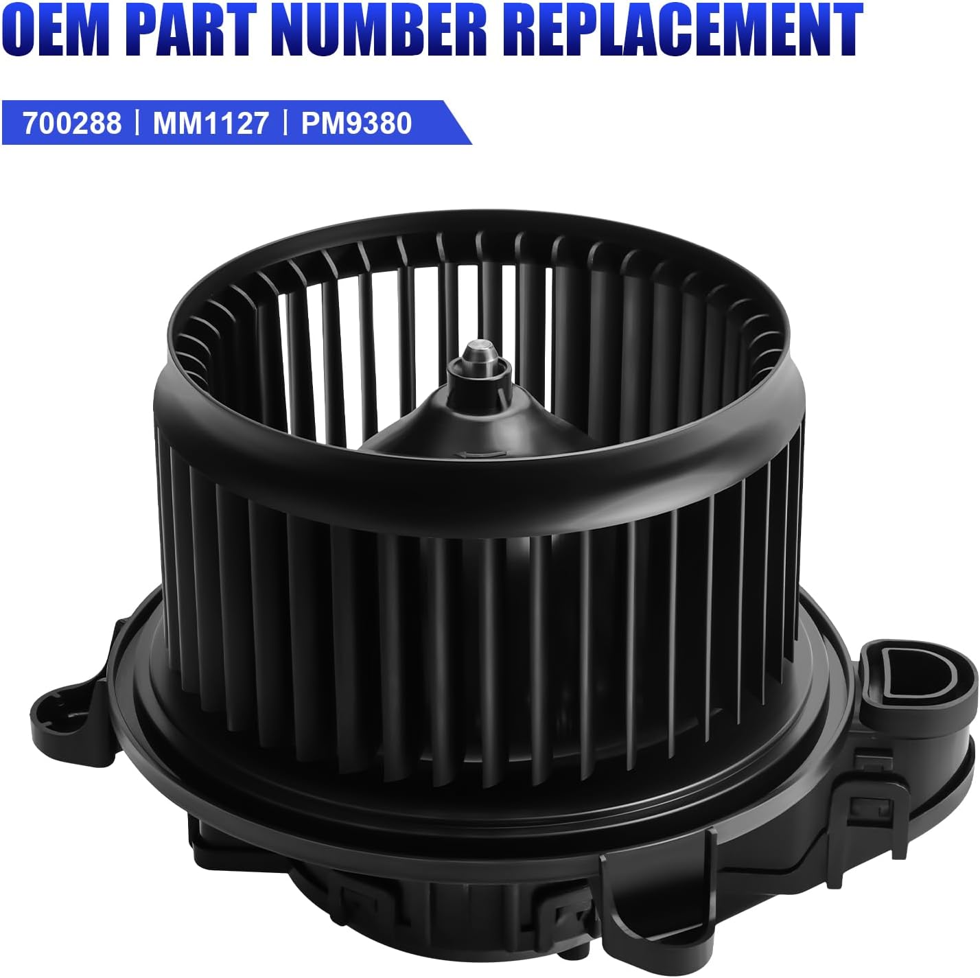 AC Blower Motor with Fan Fits for Ford Fiesta EcoSport Transit 2011 2012 2013 2014 2015 2016 2017 2018 2019 HVAC Heater Blower Motor Replaces 700288 AV1Z19805C