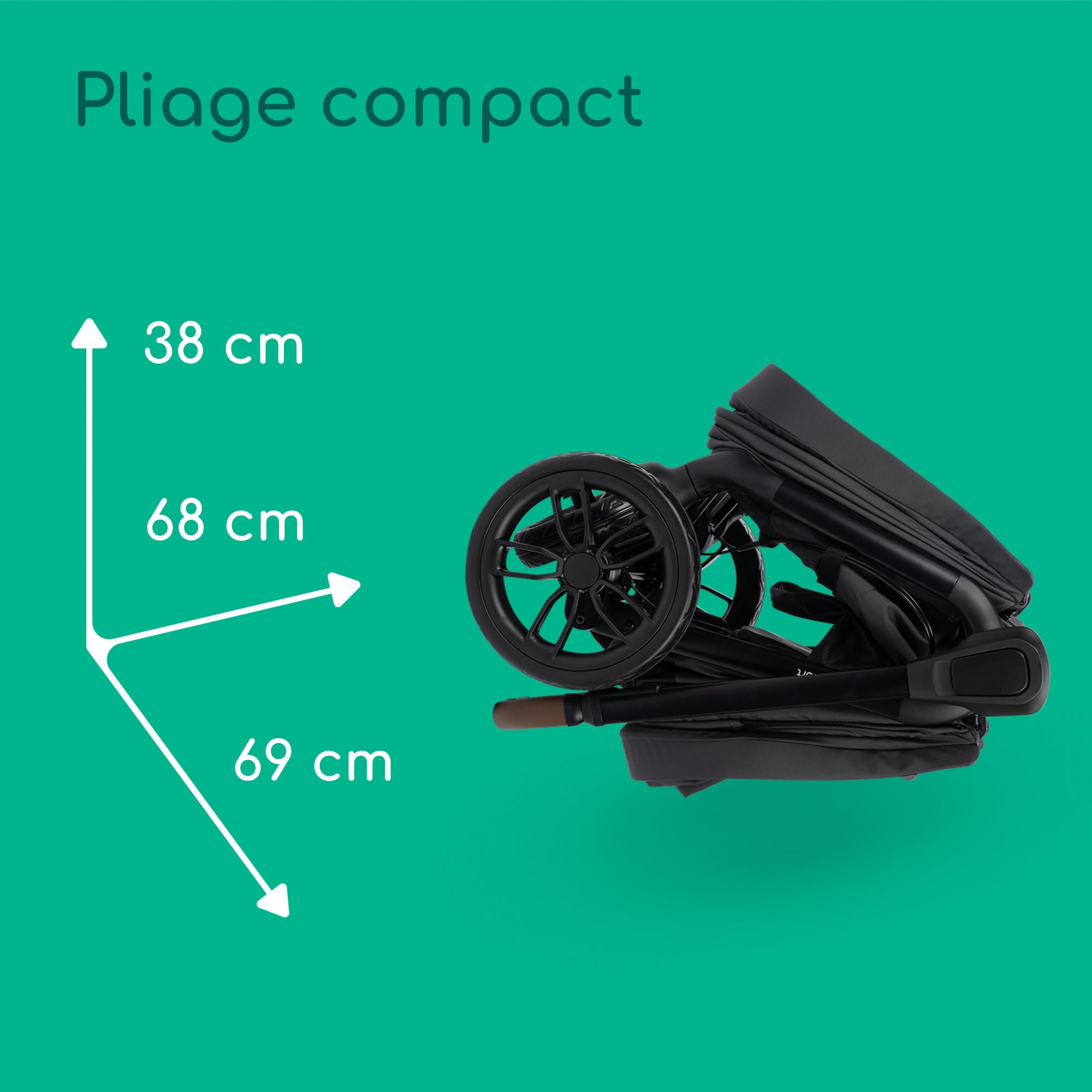 Bebeconfort Helios Poussette Double 0-4 ans 0-22 kg 2 Sièges Face-à-face Tout-terrain Pliage Compact
