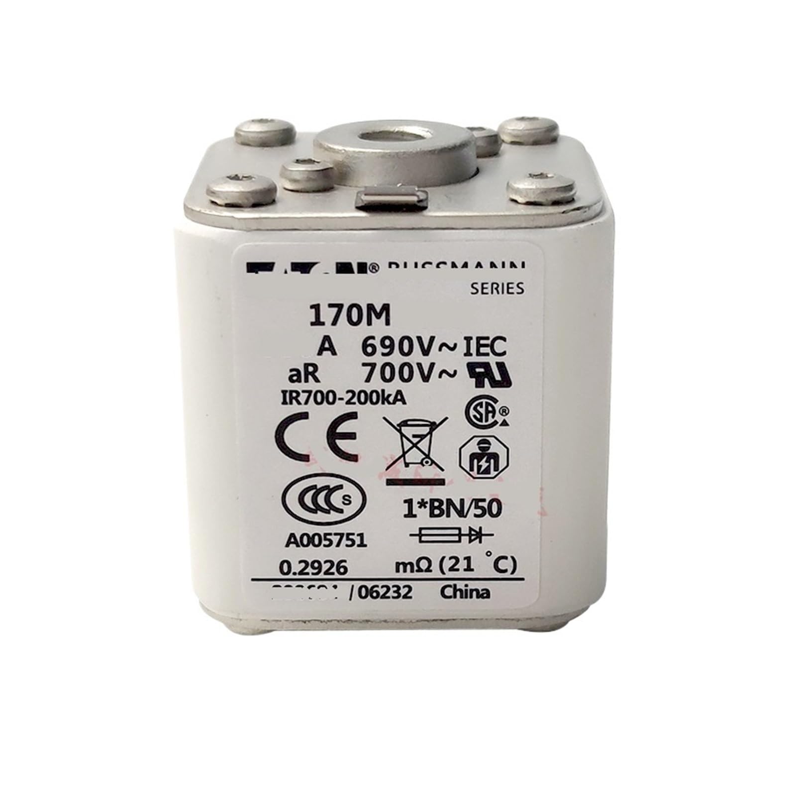 Fusible 170M3420 de calibre 450A pour la distribution électrique stable