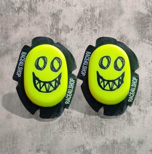 Generisch Premium Knieschleifer - optimaler Abrieb & lange Haltbarkeit | Motorrad Kneeslider ideal für die Rennstrecke und die Straße