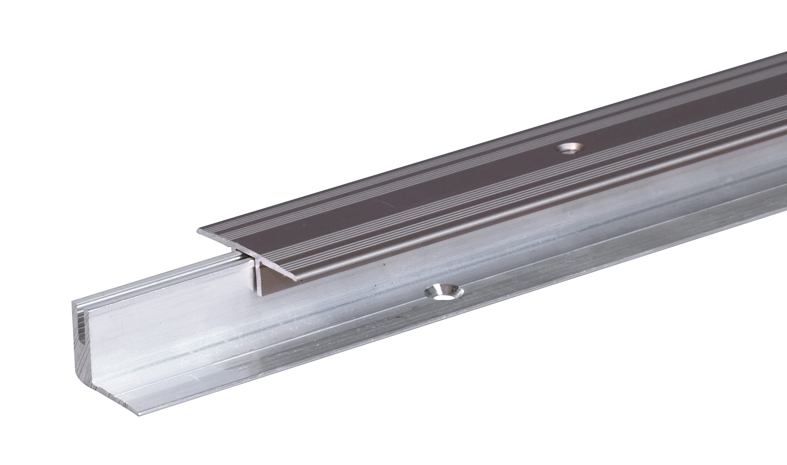 Alberts Profilo di Transizione PRO 487072, in Alluminio anodizzato Argento, 270 x 34 mm