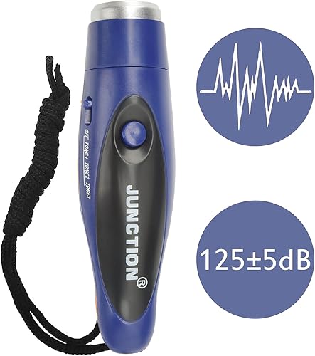 Miniatura 2 de Xflyee Silbatos electrónicos, silbatos eléctricos más fuertes, 3 tonos, silbato de alto volumen, de mano para entrenadores, árbitros, silbato de