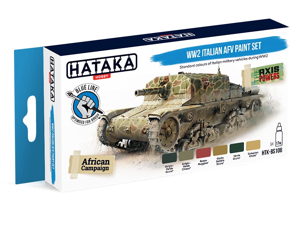 HTK-BS106 WW2 Italian AFV paint set