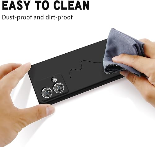 Miniatura 7 de DAMONDY Funda para Moto Edge 40 Neo, funda para teléfono Moto Edge 40 Neo, funda delgada de silicona líquida cubierta completa de gel suave