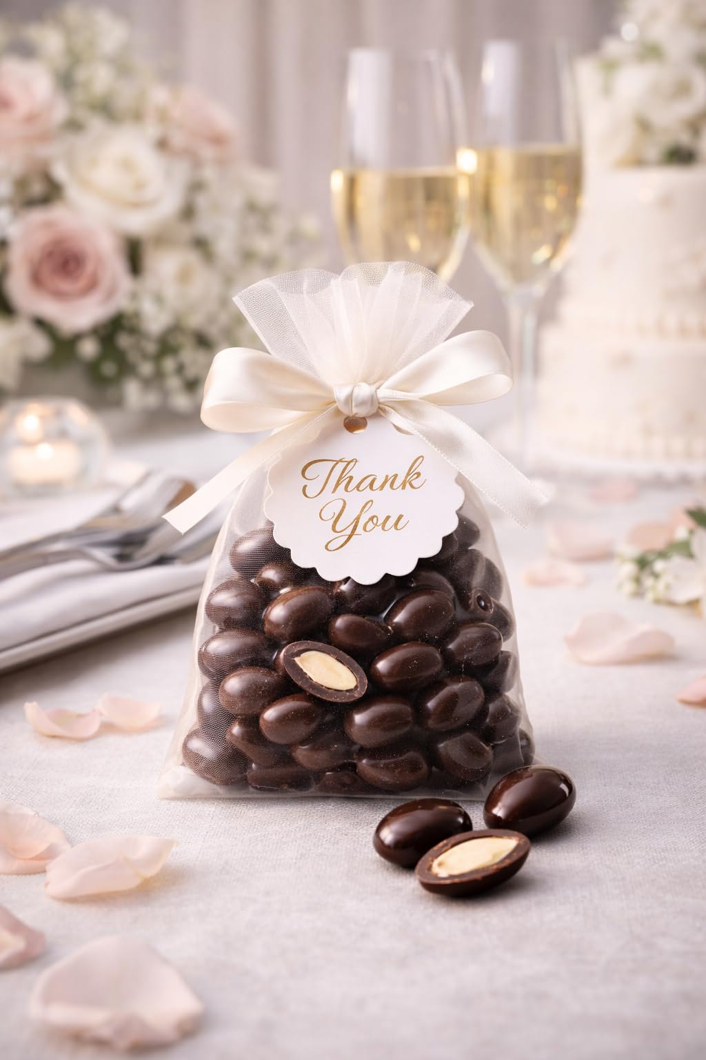 Reynaud - Coeur d'amande au chocolat noir, boite 1 Kg, croquante, intense et gourmande. Boite idéal pour offrir ou déguster. Evènements : mariage, baptème communions