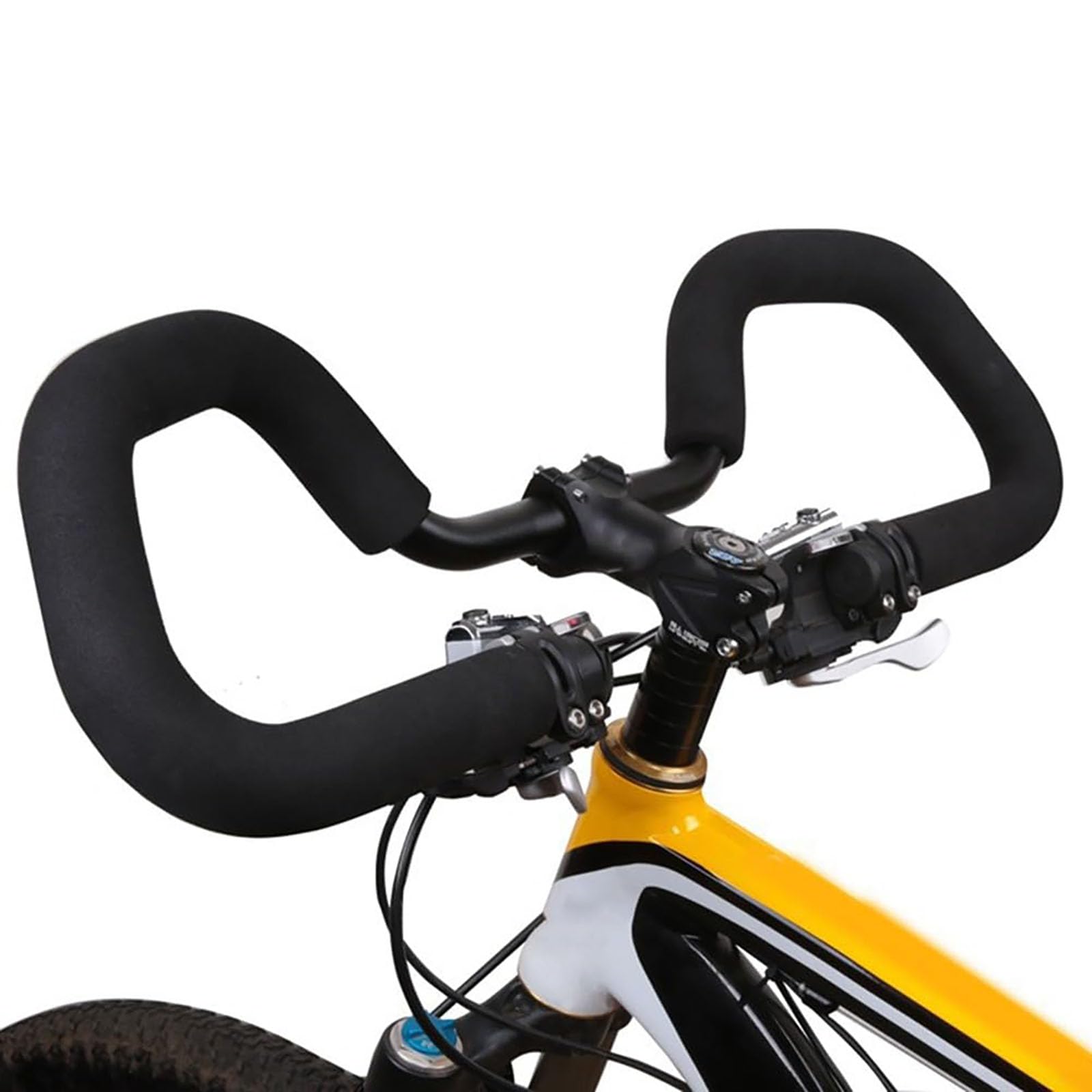 Guidon Vélo Papillon Aluminium 6061 - 580mm Largeur - 25.4mm Diamètre - Confort Longue Distance Guidon Aluminium 6061 Confort