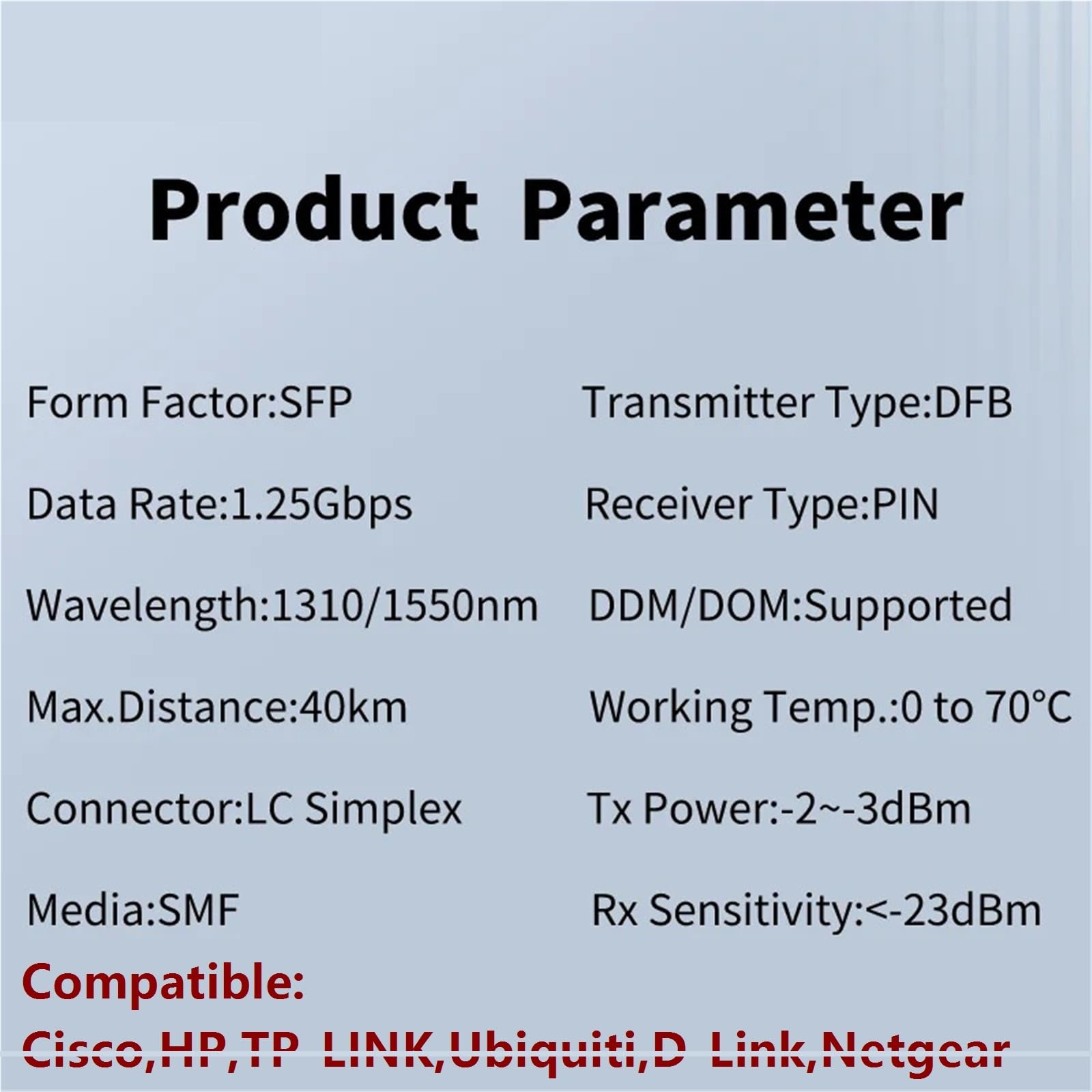 Amazon.co.jp: SFP モジュール 1.25G SFP Bidi トランシーバー