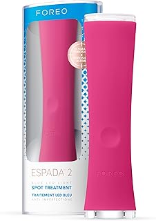 Foreo ESPADA - Dispositivo de 2 luces LED, dispositivo para el cuidado de la piel, silicona de grado médico, tratamiento de cicatrices para la cara, eliminación de espinillas y manchas, aprobado por
