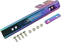 Vista 10 de JDMSPEED Barra Soporte de Reubicación para Placa de Matrícula en Parachoques Delantero Negro