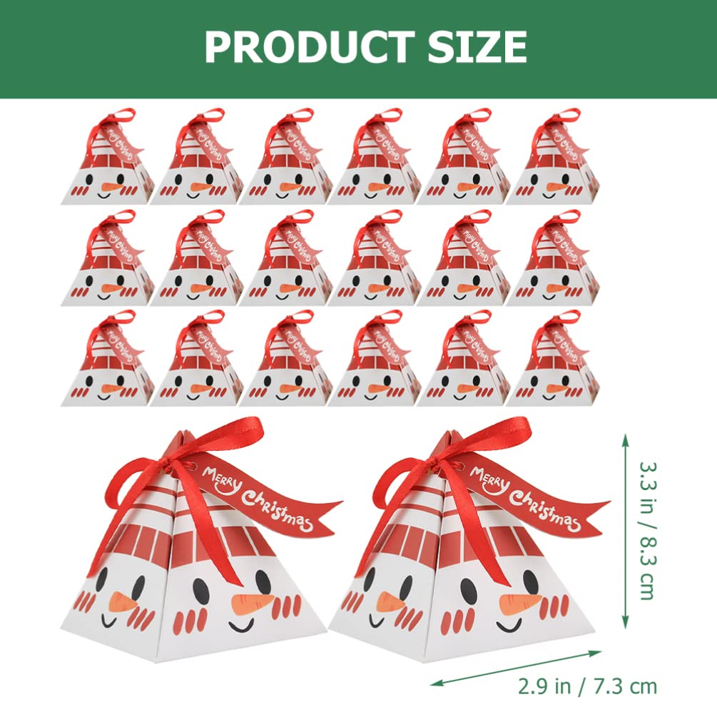 Gadpiparty 50pezzi Scatole Regalo Natale Pz Scatole per Caramelle Forniture per Decorazioni Natalizie per Feste e Party per Conservare Biscotti e Dolcetti