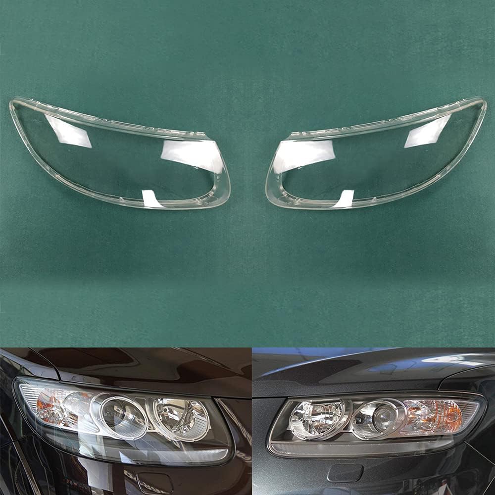 Car Headlight Cover Replacement for Hyundai Santa Fe 2008