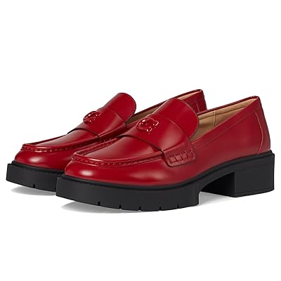 COACH Leah Spazzolato Loafers Women