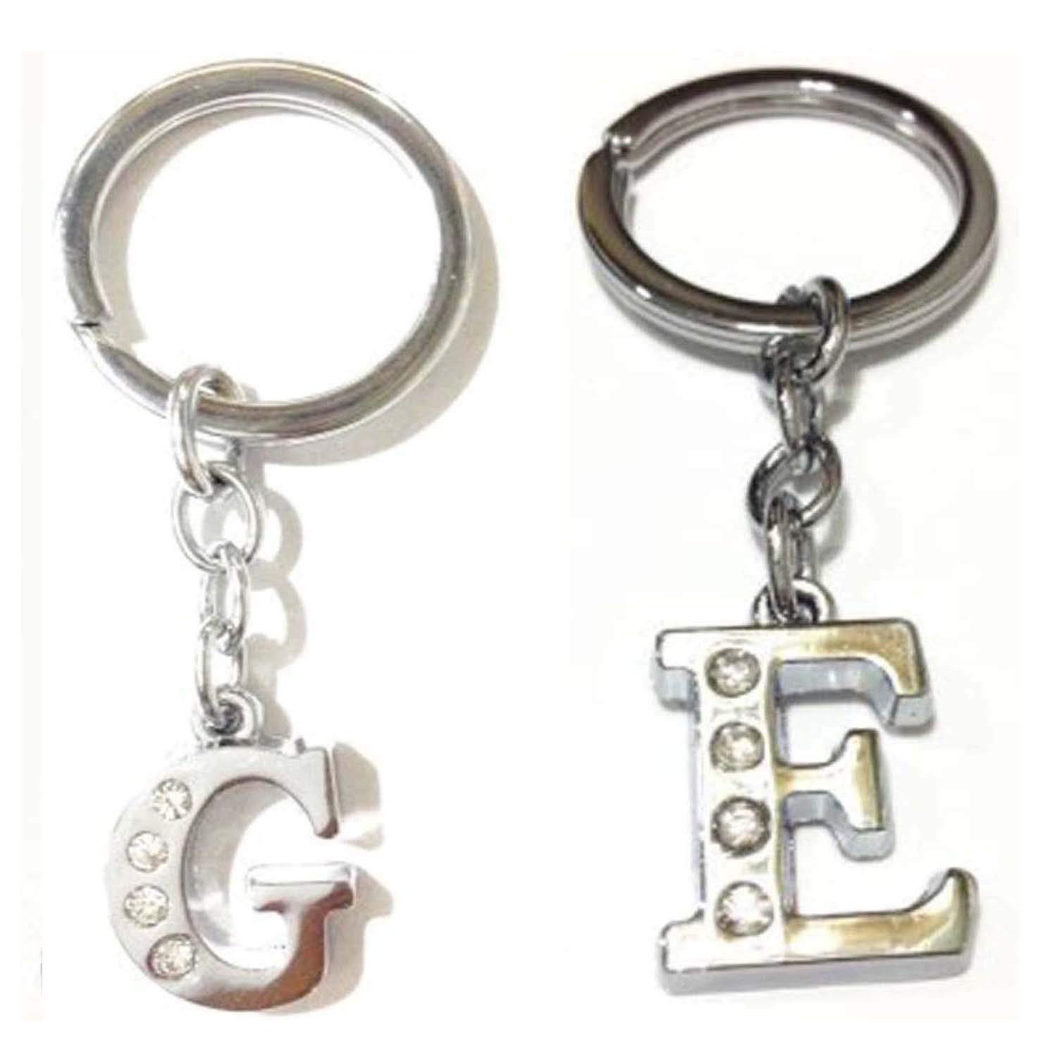 Rashi Traders Alphabet E Letter & G Letter Key Chain