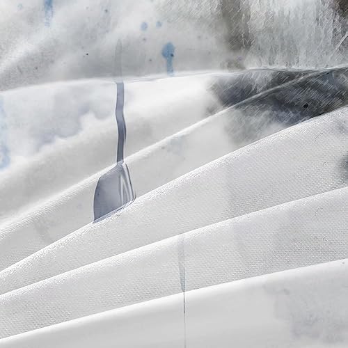 Miniatura 6 de Juego de funda de edredón con diseño de tigre blanco, tamaño queen, funda de edredón con estampado de animales salvajes, juego de ropa de cama con