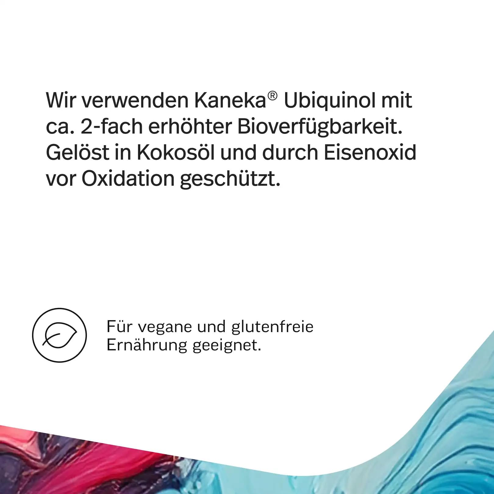 edubily® Ubiquinol Kapseln 100 mg Q10 von Kaneka® (60 Kapseln) | Premium-Markenrohstoff, Mit Kokosöl, Vegan, Laborgeprüft, Made in Germany